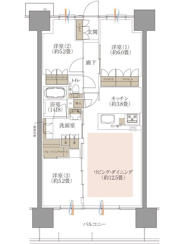 Gタイプセレクト4間取り図